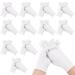 Newofview 24 pairs white cotton gloves moisturizing gloves cotton gloves for moisturizing cosmetics hand spa treatment inspection serving handsc