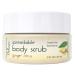 Deluvia Dead Sea Gentle Exfoliating Scrub Creamy Body Wash Shower Scrub with Sweet Almond Oil and Ginger Citrus Essential Oils 8 Fl Oz (Pack of 1)
