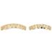 Gold Teeth Decoration Set - Hip Hop Style Brace for Halloween, Cosplay, Party - Unisex Gift Option - Buy Online on GoSupps.com