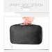 Makeup Brush Pocket & Waterproof Cosmetic Bag - Portable Beauty Travel Storage with Hand Loop - Black - Buy Online on GoSupps.com