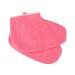 FRCOLOR 1 Pair wax bath liners feet paraffin foot lotion socks paraffin foot liners reusable moisturizing socks paraffin wax foot covers paraffin wax booties hand mask moisten hands medium Red