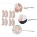 NOLITOY Non-Slip Heel Protector Pads - 4 Pairs Anti-Slip Stickers for High Heels & Sports Shoes | Flannel Forefoot Cushions | Universal Fit 8.3x2.8cm - Buy Online on GoSupps.com