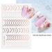 3D Rose Gold Metal Nail Stickers - Self-Adhesive Nail Art Decals for DIY Manicure | 8 Sheets of Stripe Lines & French Tips - Buy Online on GoSupps.com