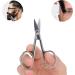 2pcs Stainless Steel Facial Hair Trimming Kit with Storage Box - Grooming Scissors for Nose, Beard, Mustaches, Eyebrow, Eyelashes, Ear Hair - Men and Women - Buy Online on GoSupps.com