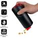 XITISHY Nuts Flowy Dispenser 9 oz Keep Fingers Clean Snack Dispenser for Peanuts under 0.7"" Cashew kernels M&M. Red+Blus X-LSH-BH2 - Buy Online on GoSupps.com