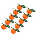OUNONA Fake Fruits 10pcs Fake Fruit Orange Home Decor Simulation Oranges Realistic Fruit Artificial Fruit Decor Artificial Citrus Fruits Mini Artificial Fruit Ornament Foam Reward