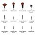 SHANY Professional 12 Piece Vegan Bamboo Makeup Brush Set | Natural Hair Cosmetics with Microfiber Pouch - Perfect for Flawless Makeup Application - Buy Online on GoSupps.com