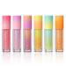 Shimmer Glitter Lip Gloss Oil - 6 Color Hydrating Sparkly Lipstick | Non-Sticky Long Lasting Lip Makeup - Buy Online on GoSupps.com