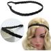 Beaupretty Women's Fashion Headbands Braided Headband Classic Chunky Wide Braids Elastic Plaited Hairpiece Decorative Hair Band Hair Accessory for Women (Black) Womens Fashion Headbands - Buy Online on GoSupps.com