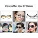 20 Pairs D-Shaped Self-Adhesive Silicone Nose Pads for Glasses - Anti-Slip Pillow for Full-Rimmed Frames - Transparent - Green Flamingo - Buy Online on GoSupps.com