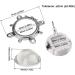 Chanzon LED Lens Optical Glass 44mm 60 + Reflector Collimator 50mm + Bracket for High Power Light SMD COB Chips - Buy Online on GoSupps.com