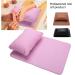 DJKYU Nail Art Pillow - Soft PU Leather Manicure Hand Arm Rest Cushion (Brown) | Essential Nail Tool Equipment - Buy Online on GoSupps.com