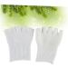 Healeved 2 Pairs Gel Socks Thumb Corrector Straightener Five Finger Socks Fingerless Gloves Splints Pad Big Toe Separators White Skin - Buy Online on GoSupps.com