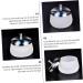 Gobelet Rond Verre Pour Dissolvant Vernis Ongles Avec Couvercle Acier Inoxydable Fournitures Pour Nail Art - Buy Online on GoSupps.com