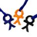 Sensory Direct Chewbuddy Tuff embroidery & lanyard sensory cake tool or tooth aid for children adults autism ADHD ASD SPD mouthwoman or fear needs blue orange