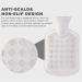 Bncxdc Mini Bear Hot Water Bottle with Removable Cloth Cover - Gray 350ml - Buy Online on GoSupps.com
