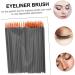 PLAFOPE 100pcs Disposable Eyeliner Brush Face Tools Eyeshadow Gel Eyeliner Brush Plastic Black - Buy Online on GoSupps.com