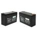(2 Pack) UB6120 6V 12AH PS-6100 SLA F1 BP106T2 BP86 0120727 2SC6S8 Terminal Lead Acid Battery CFM6V10
