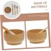 Angoily 1 Set Four Piece Facial Mask Bowl Skin Stirring Bowl Spachella Silicone Diy Mask Tool Silicone Facial Brush Essential Oil Bowl Facial Tool Hair Clay Wooden Crafts Mix - Buy Online on GoSupps.com
