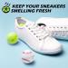 Tuffen Shoe Deodorizer Balls for Sneaker Lockers Gym Bags - 8 Pack - Odor Eliminator Scent Balls White/Green 8 Count (Pack of 1) - Buy Online on GoSupps.com
