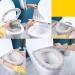 4 Pcs Soft Toilet Seat Cover Pad - O Type Warmer, Stretchable & Washable Cloth - Double Color - Buy Online on GoSupps.com