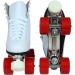 Epic Skates Classic White Roller Skates 10 with Red Wheels - Buy Online on GoSupps.com