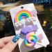 12 Pack Cartoon Hair Clips for Kids - Multicolored Silicone Hair Accessories with Rainbow & Cloud Designs for Birthdays Parties & Holidays - Buy Online on GoSupps.com