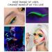 8 Colors Neon Face Paint Liner - Water Activated UV Eyeliner Palette for Halloween & Christmas - Longlasting Fluorescent Makeup with Brush - Buy Online on GoSupps.com