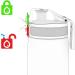Ion8 500ml Leakage-Proof Drinking Bottle | One-Handed Opening Secure Locking BPA-Free & Dishwasher Safe | Climate-Neutral Turquoise - Easy to Clean - Buy Online on GoSupps.com