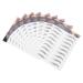 Alipis 9feuilles Sourcil Autocollant R sistant Eau Tatouage Temporaire Pour Sourcils Faux De Effet Poils