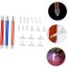 Healeved 3sets Nail Art Drill Pen Nail Decoration Nail Art Equipment Diamond+painting Nail Gems Picker Nail Tool Kit Nail Drill Pen Nail Stamping Tool Nail Set Aluminum Alloy 5d Painless - Buy Online on GoSupps.com
