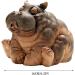 Nanga Bawa Animal Fountain Spitter Carp and Hippo Garden Water Feature Statue Pond Sprinkler Resin for Swimming Pool Spitter Ornaments ation Brown 16x12x10cm - Buy Online on GoSupps.com