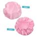 FOMIYES Double Layer Satin Shower Cap Set for Women - Elastic Band Bath Caps for Thicken Bathing - Head Covers for Women - Buy Online on GoSupps.com