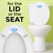 Put Me Down Toilet Seat Reminder Sticker - Heavy Duty Vinyl Decal (2.25 Inch) - Buy Online on GoSupps.com