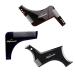 SIGNAMIO 3 Pack Combo of Beard Shaper Tool With Comb For Men, Home And Salon Use, Men Beard Accessories (Black) - 3- Pcs 3-Pc-COMB