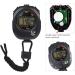 Tbest Digital Sports Stopwatch - 2 Pack Multifunctional LCD Timer with Large Display for Football Running & Swimming Training - Buy Online on GoSupps.com