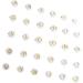 500 Pcs Acrylic Alphabet Letter Beads for Name Bracelets - Gold on White | Jewelry Making Supplies - Buy Online on GoSupps.com