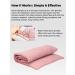 Nasal Allergy Relief Blanket - Natural Drug-Free Comfort for Adults & Kids | 47.24x15.35 Inch Pink Effective for Daytime Allergies & Nighttime Congestion - Buy Online on GoSupps.com