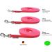 Biothane Tow Leash for Small Dogs - 5m Neon Pink | Durable Lightweight Dog Leash - International Shipping Available - Buy Online on GoSupps.com