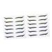 Mipcase 12 Pairs Glitter Eyeliner Self-adhesive Eyeliner Sticker Invisible Eye Line Strips Flash Tool Miss