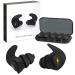 Ear Plugs for Sleeping Noise Cancelling Noise Cancelling Ear Plugs 6 Pairs Soft & Reusable Noise Reduction and Hearing Protection in Silicone for Sleep Work Study Travel Concerts (35dB-Black)
