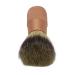 Ankroyu Synthetic Shaving Brush - Wooden Handle Hairdressing Tools | Portable Aluminum Rasier Brush for Salons - Buy Online on GoSupps.com