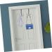 RORPOIR 2pcs Hangers Hook Wreath Hanger Black Coat Rack Over The Door Coat Hat Hanger Nail Hanger Rack 17.00X9.00X8.00CM Black - Buy Online on GoSupps.com