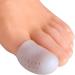 PEDIMEND Silicone Gel Breathable Toe Cover for Blister and Calluses (1PAIR) - Big Toe Protectors - for Missing or Ingrown Toenails - Protect Bruised or Black Toenail - Unisex - Foot Care