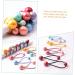 FRCOLOR Rope Pairs headband color hair tie hair band Pom Pom hair ties for girls hair ties for thick hair ponytail holders girls hair rope Acrylic Korean version bracket Headband - Buy Online on GoSupps.com
