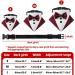 Mioyoow Adjustable Formal Dog Bandana Collar - Tuxedo Wedding Bib Scarf with Fly D-Ring for Small & Medium Dogs - Stylish Red Design - Buy Online on GoSupps.com