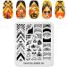 Shop KADS Halloween Nail Plates - Nail Art Stamping Kits with Pumpkin Bat & Skull Designs for DIY Decoration - Buy Online on GoSupps.com