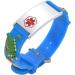 XUANPAI Personalized Kids Safety Wristband Bracelet | Emergency Contact & Medical Info ID | Waterproof Silicone Bracelet for Boys Girls Teenagers - Blue - Buy Online on GoSupps.com