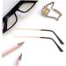 Gleavi 12 Pairs Replacement Glasses Legs - Metal Spare Parts for Sunglasses & Glasses Repair Set (14x4cm) - Buy Online on GoSupps.com