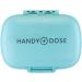 Buy Turquoise Pill Organizer - Daily Medication Management | International Shipping Available - Buy Online on GoSupps.com